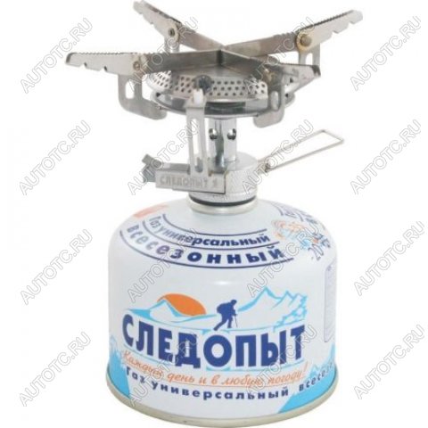 1 399 р. Горелка газовая портативная СЛЕДОПЫТ "Маленький костерок" резьбовой баллон СЛЕДОПЫТ pf-gsp-s03  с доставкой в г. Майкоп