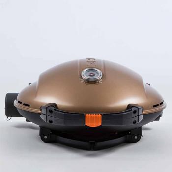 50 899 р. Гриль газовый O-GRILL 900МT bicolor черный-золотистый (в комплекте адаптер тип А) O-GRILL 900mt-gold  с доставкой в г. Майкоп. Увеличить фотографию 4