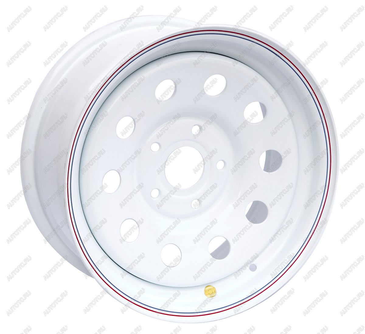 5 699 р. Диск усиленный VW Amarok стальной белый 5x120 7xR16 d65.1 ET+20 OFF-ROAD Wheels 1670-52065wh-20  с доставкой в г. Майкоп