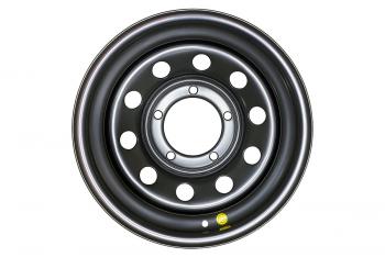5 699 р. Диск усиленный УАЗ стальной черный 5x139,7 7xR15 d110 ET+25 OFF-ROAD Wheels 1570-53910bl-25  с доставкой в г. Майкоп. Увеличить фотографию 2