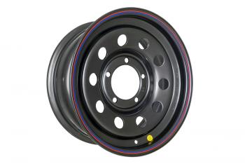 6 759 р. Диск усиленный УАЗ стальной черный 5x139,7 7xR16 d110 ET+15 OFF-ROAD Wheels 1670-53910bl-15  с доставкой в г. Майкоп. Увеличить фотографию 1
