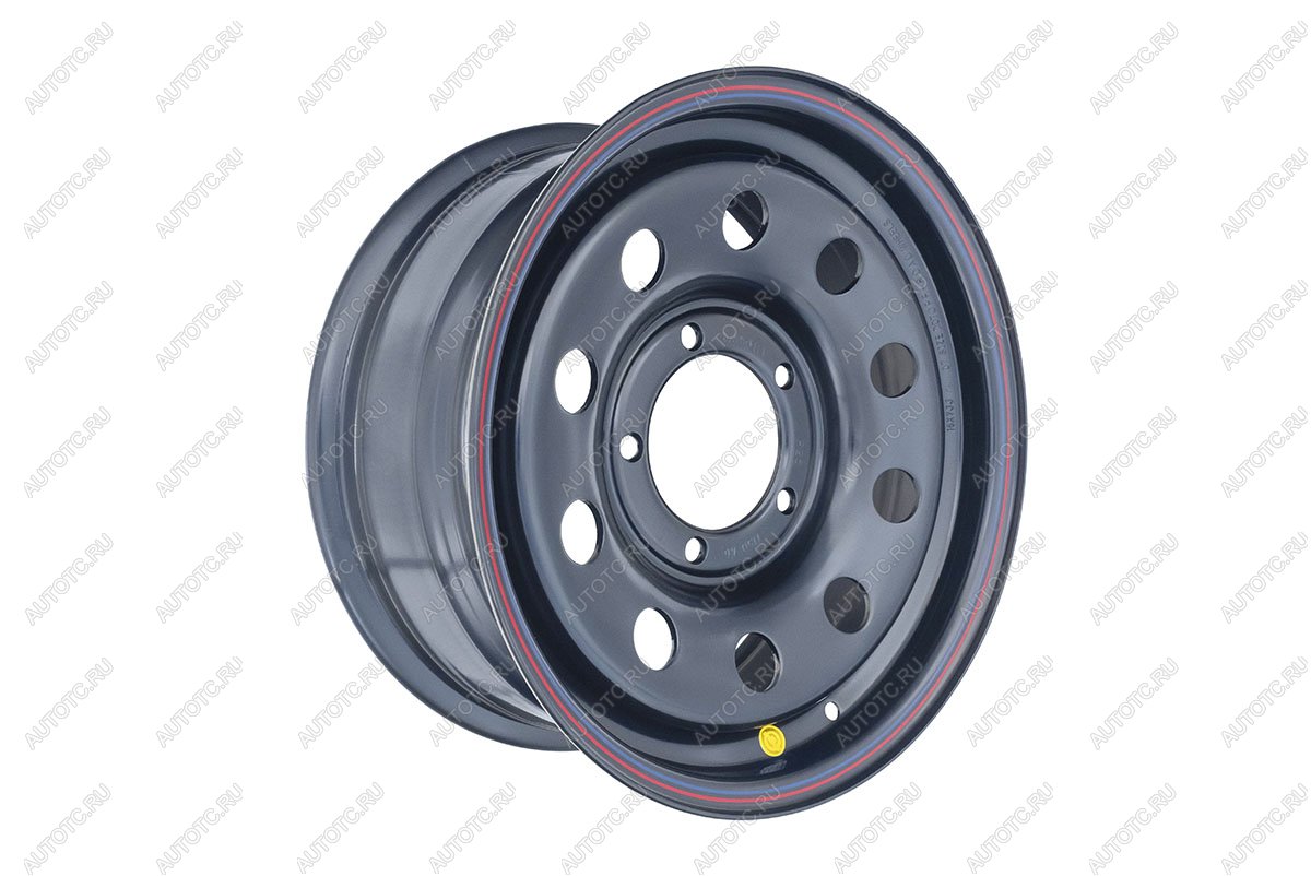 6 279 р. Диск усиленный УАЗ стальной черный 5x139,7 7xR16 d110 ET+25 OFF-ROAD Wheels 1670-53910bl-25x  с доставкой в г. Майкоп
