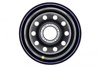 6 649 р. Диск усиленный УАЗ стальной черный 5x139,7 8xR16 d110 ET+15 OFF-ROAD Wheels 1680-53910bl-15  с доставкой в г. Майкоп. Увеличить фотографию 2