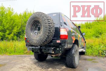 72 509 р. Калитка РИФ с фаркопом в штатный задний бампер Toyota Land Cruiser 105 РИФ rif105-80004  с доставкой в г. Майкоп. Увеличить фотографию 2