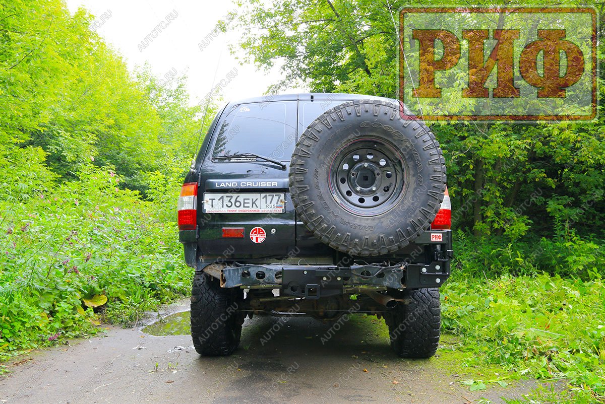 72 509 р. Калитка РИФ с фаркопом в штатный задний бампер Toyota Land Cruiser 105 РИФ rif105-80004  с доставкой в г. Майкоп