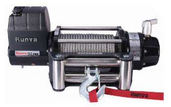 78 869 р. Лебёдка автомобильная электрическая 12V Runva 12500 lbs 5670 кг влагозащищенная, стальной трос RUNVA ewb12500u  с доставкой в г. Майкоп. Увеличить фотографию 1