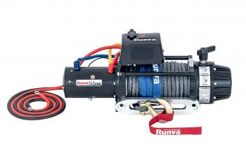 117 399 р. Лебёдка автомобильная электрическая 12V Runva 12500 lbs 5670 кг (влагозащищенная) синтетический трос RUNVA ewb12500ssr  с доставкой в г. Майкоп. Увеличить фотографию 6