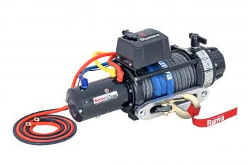 117 399 р. Лебёдка автомобильная электрическая 12V Runva 12500 lbs 5670 кг (влагозащищенная) синтетический трос RUNVA ewb12500ssr  с доставкой в г. Майкоп. Увеличить фотографию 1