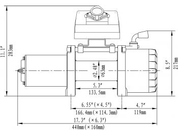 32 889 р. Лебёдка автомобильная электрическая 12V Runva 5000 lbs 2268 кг RUNVA ewx5000s  с доставкой в г. Майкоп. Увеличить фотографию 6