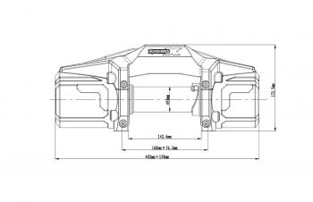 52 679 р. Лебёдка автомобильная электрическая 12V Runva 6000 lbs 2722 кг (синтетический трос) RUNVA ewv6000fsr  с доставкой в г. Майкоп. Увеличить фотографию 9