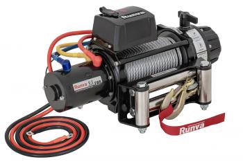 92 859 р. Лебёдка автомобильная электрическая 12V Runva 9500 lbs 4350 кг влагозащищенная, стальной трос RUNVA ewb9500s  с доставкой в г. Майкоп. Увеличить фотографию 2
