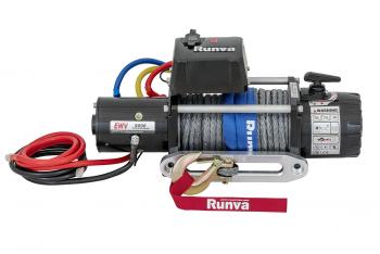 69 679 р. Лебёдка автомобильная электрическая 12V Runva 9500 lbs 4350 кг (синтетический трос) RUNVA ewv9500ssr  с доставкой в г. Майкоп. Увеличить фотографию 10