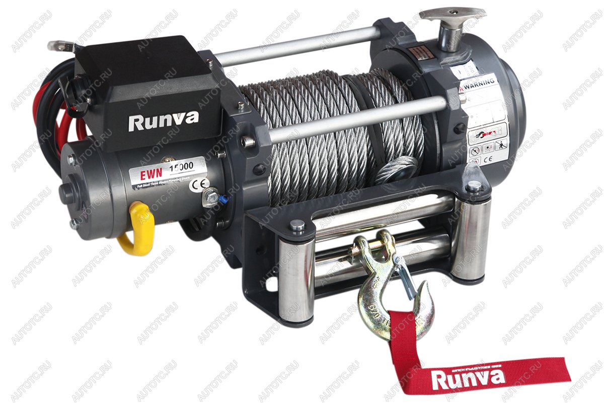 78 799 р. Лебёдка электрическая (индустр.) 12V Runva 15000 lbs 6800 кг RUNVA ewn15000u  с доставкой в г. Майкоп