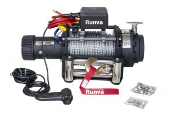 81 149 р. Лебёдка электрическая (индустр.) 24V Runva 17500 lbs 7960 кг RUNVA ewn17500s24v  с доставкой в г. Майкоп. Увеличить фотографию 3