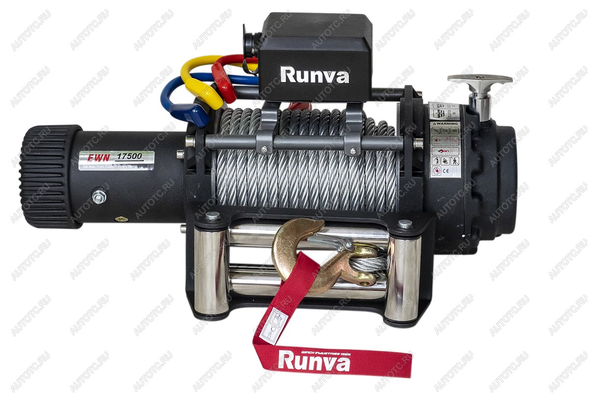 81 149 р. Лебёдка электрическая (индустр.) 24V Runva 17500 lbs 7960 кг RUNVA ewn17500s24v  с доставкой в г. Майкоп