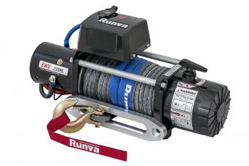 93 859 р. Лебёдка электрическая 12V Runva 12500 lbs 5670 кг (синтетический трос) RUNVA ewv12500ssr  с доставкой в г. Майкоп. Увеличить фотографию 4