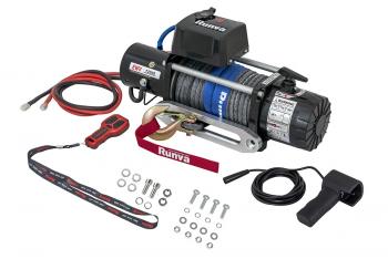 93 859 р. Лебёдка электрическая 12V Runva 12500 lbs 5670 кг (синтетический трос) RUNVA ewv12500ssr  с доставкой в г. Майкоп. Увеличить фотографию 2
