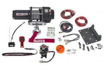 20 959 р. Лебёдка электрическая 12V Runva 3500A lbs 1588 кг (синтетический трос) RUNVA ewp3500asr  с доставкой в г. Майкоп. Увеличить фотографию 2