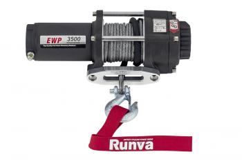 20 959 р. Лебёдка электрическая 12V Runva 3500A lbs 1588 кг (синтетический трос) RUNVA ewp3500asr  с доставкой в г. Майкоп. Увеличить фотографию 13