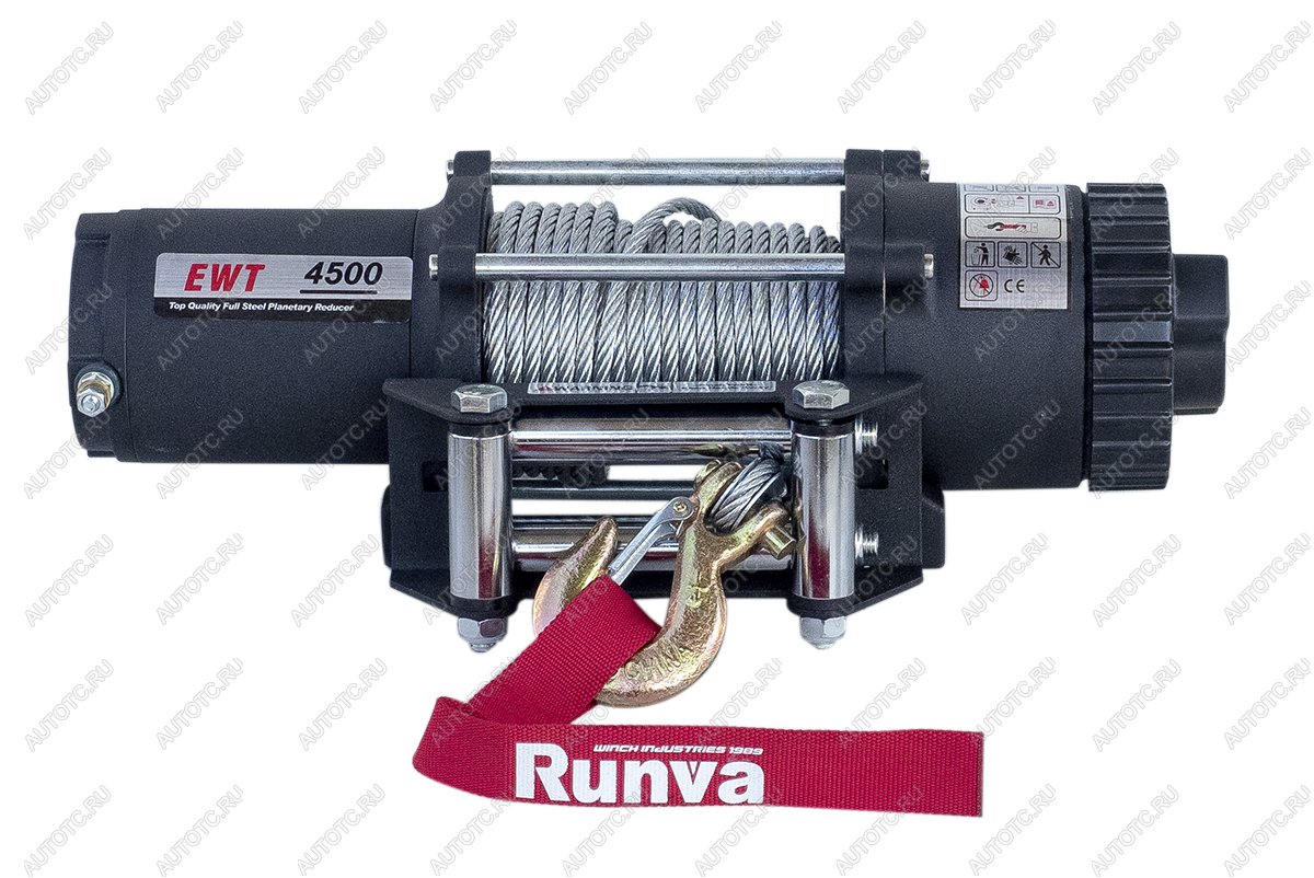 31 389 р. Лебёдка электрическая 12V Runva 4500 lbs 2041 кг RUNVA ewt4500a  с доставкой в г. Майкоп