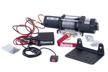 33 359 р. Лебёдка электрическая 12V Runva 4500 lbs 2041 кг (синтетический трос) RUNVA ewt4500asr  с доставкой в г. Майкоп. Увеличить фотографию 7