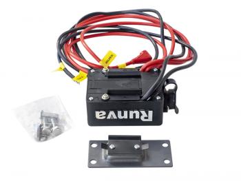 33 359 р. Лебёдка электрическая 12V Runva 4500 lbs 2041 кг (синтетический трос) RUNVA ewt4500asr  с доставкой в г. Майкоп. Увеличить фотографию 5