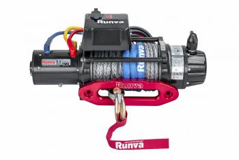 63 889 р. Лебёдка электрическая 24V Runva 9500 lbs 4350 кг влагозащищенная, синтетический трос RUNVA ewb9500ssr24v  с доставкой в г. Майкоп. Увеличить фотографию 2