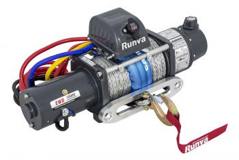 64 169 р. Лебёдка электрическая двухскоростная 12V Runva 10000 lbs 4500 кг (синтетический трос) RUNVA ewd10000ssr  с доставкой в г. Майкоп. Увеличить фотографию 1