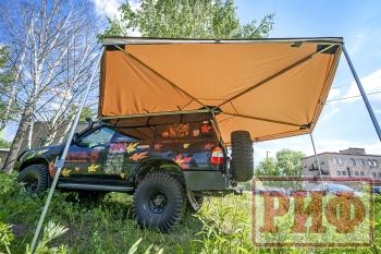 24 639 р. Маркиза автомобильная РИФ веерная 2,5х2,0 м (левая) РИФ rifavf062020601  с доставкой в г. Майкоп. Увеличить фотографию 14
