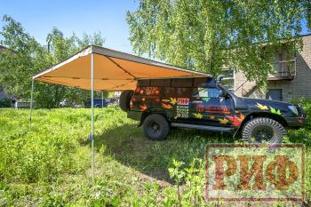 33 499 р. Маркиза автомобильная РИФ веерная 2.5х3,0 м (правая) РИФ rifavf063030602  с доставкой в г. Майкоп. Увеличить фотографию 18