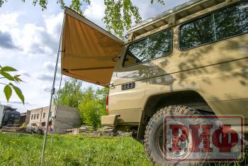 33 649 р. Маркиза автомобильная РИФ комбинированная (прямоугольная с веерной частью) 2,5 х2.5 м (левая) РИФ rifavf072525601  с доставкой в г. Майкоп. Увеличить фотографию 7