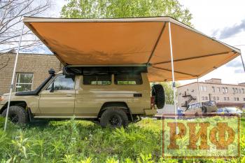 33 649 р. Маркиза автомобильная РИФ комбинированная (прямоугольная с веерной частью) 2,5 х2.5 м (левая) РИФ rifavf072525601  с доставкой в г. Майкоп. Увеличить фотографию 3