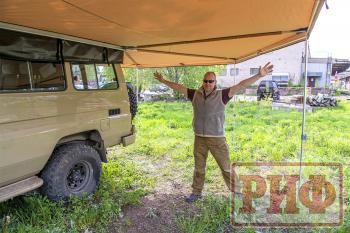 33 649 р. Маркиза автомобильная РИФ комбинированная (прямоугольная с веерной частью) 2,5 х2.5 м (левая) РИФ rifavf072525601  с доставкой в г. Майкоп. Увеличить фотографию 18