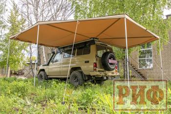 33 649 р. Маркиза автомобильная РИФ комбинированная (прямоугольная с веерной частью) 2,5 х2.5 м (левая) РИФ rifavf072525601  с доставкой в г. Майкоп. Увеличить фотографию 15
