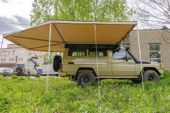 33 649 р. Маркиза автомобильная РИФ комбинированная (прямоугольная с веерной частью) 2,5х2,5 м (правая) РИФ rifavf072525602  с доставкой в г. Майкоп. Увеличить фотографию 14