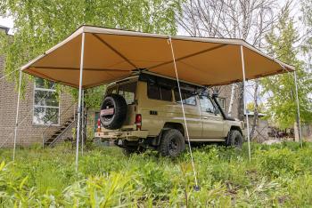 33 649 р. Маркиза автомобильная РИФ комбинированная (прямоугольная с веерной частью) 2,5х2,5 м (правая) РИФ rifavf072525602  с доставкой в г. Майкоп. Увеличить фотографию 12
