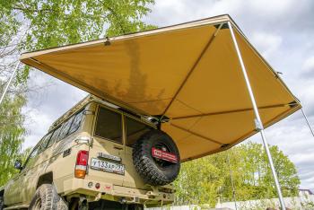 33 649 р. Маркиза автомобильная РИФ комбинированная (прямоугольная с веерной частью) 2,5х2,5 м (правая) РИФ rifavf072525602  с доставкой в г. Майкоп. Увеличить фотографию 22
