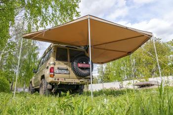 33 649 р. Маркиза автомобильная РИФ комбинированная (прямоугольная с веерной частью) 2,5х2,5 м (правая) РИФ rifavf072525602  с доставкой в г. Майкоп. Увеличить фотографию 20