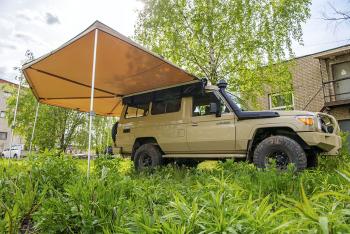 33 649 р. Маркиза автомобильная РИФ комбинированная (прямоугольная с веерной частью) 2,5х2,5 м (правая) РИФ rifavf072525602  с доставкой в г. Майкоп. Увеличить фотографию 17