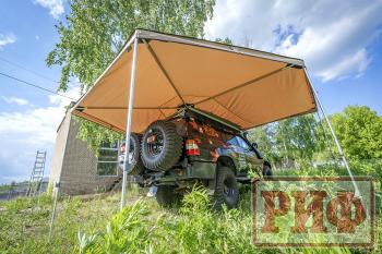 26 999 р. Маркиза автомобильная РИФ комбинированная (прямоугольная с веерной частью) 2,5х2,0 м (правая) РИФ rifavf072020602  с доставкой в г. Майкоп. Увеличить фотографию 15