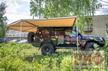 26 999 р. Маркиза автомобильная РИФ комбинированная (прямоугольная с веерной частью) 2,5х2,0 м (правая) РИФ rifavf072020602  с доставкой в г. Майкоп. Увеличить фотографию 14