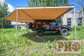 38 089 р. Маркиза автомобильная РИФ комбинированная (прямоугольная с веерной частью) 2.5х3.0 м (правая) РИФ rifavf073030602  с доставкой в г. Майкоп. Увеличить фотографию 6