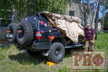 38 089 р. Маркиза автомобильная РИФ комбинированная (прямоугольная с веерной частью) 2.5х3.0 м (правая) РИФ rifavf073030602  с доставкой в г. Майкоп. Увеличить фотографию 15