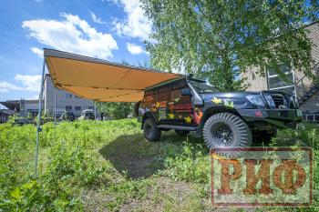 38 089 р. Маркиза автомобильная РИФ комбинированная (прямоугольная с веерной частью) 2.5х3.0 м (правая) РИФ rifavf073030602  с доставкой в г. Майкоп. Увеличить фотографию 12