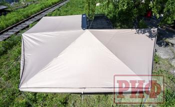 38 089 р. Маркиза автомобильная РИФ комбинированная (прямоугольная с веерной частью) 2.5х3.0 м (левая) РИФ rifavf073030601  с доставкой в г. Майкоп. Увеличить фотографию 7