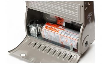 3 799 р. Обогреватель газовый NaMilux BDZQ-1000, цанговый баллон, с подогревом NaMilux bdzq-1000  с доставкой в г. Майкоп. Увеличить фотографию 4