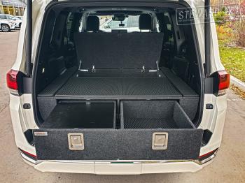 34 999 р. Органайзер в багажник "Премиум" для Toyota Land Cruiser 300 (5-ти местн. комплектации) РФ тлк300прем5  с доставкой в г. Майкоп. Увеличить фотографию 7