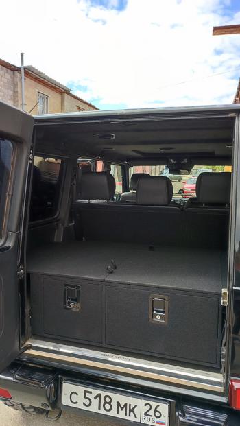 22 999 р. Органайзер в багажник для Mercedes-Benz G-Class (2 выдвижных ящика) Автопол 063-002  с доставкой в г. Майкоп. Увеличить фотографию 1