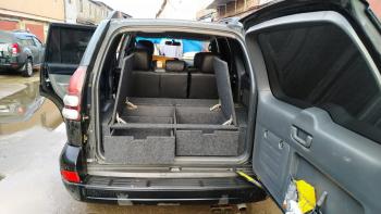 24 999 р. Органайзер в багажник для Toyota Land Cruiser Prado 120 (2 выдв.ящика+спальник) РФ 120-003  с доставкой в г. Майкоп. Увеличить фотографию 12