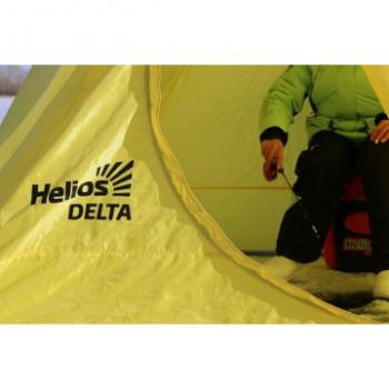 6 949 р. Палатка зимняя двускатная HELIOS DELTA YELLOW, утепленная HELIOS hs-isd-y  с доставкой в г. Майкоп. Увеличить фотографию 16